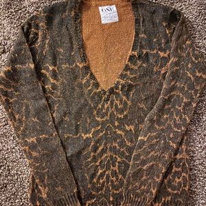 One Teaspoon leopard print sweater.